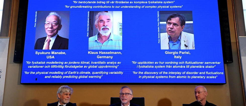Le Nobel de physique attribué à Syukuro Manabe, Klaus Hasselmann et Giorgio Parisi