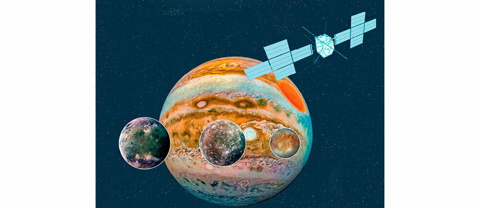La sonde Juice en mission sur Jupiter et ses lunes