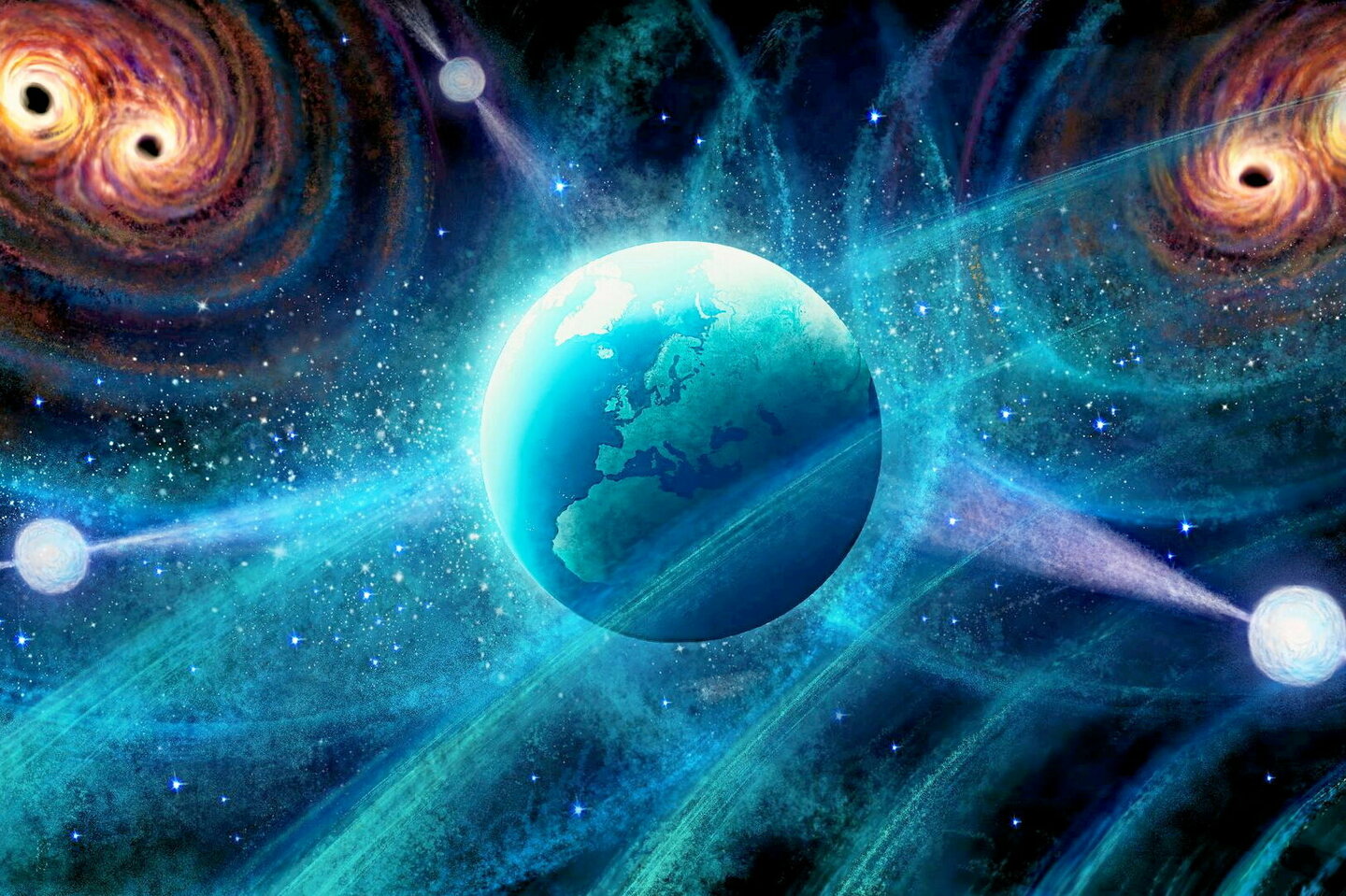 Cosmos : des ondes gravitationnelles inédites captées grâce aux pulsars