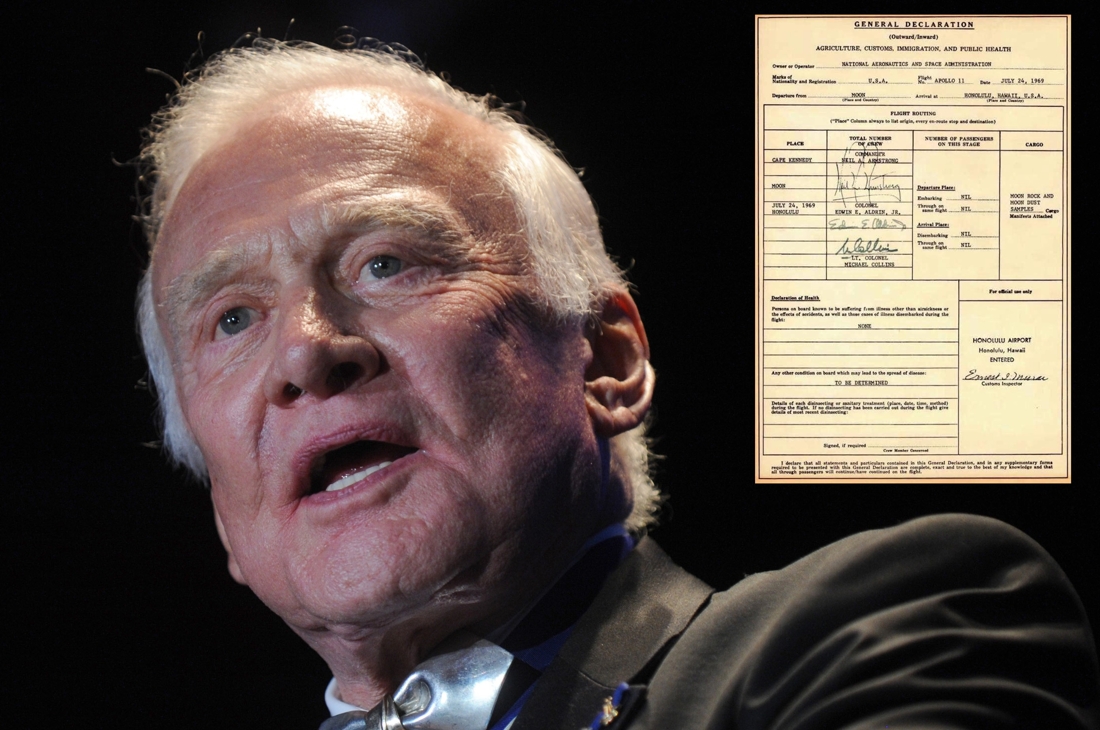 Note de frais et douane: les drôles d’anecdotes de Buzz Aldrin 