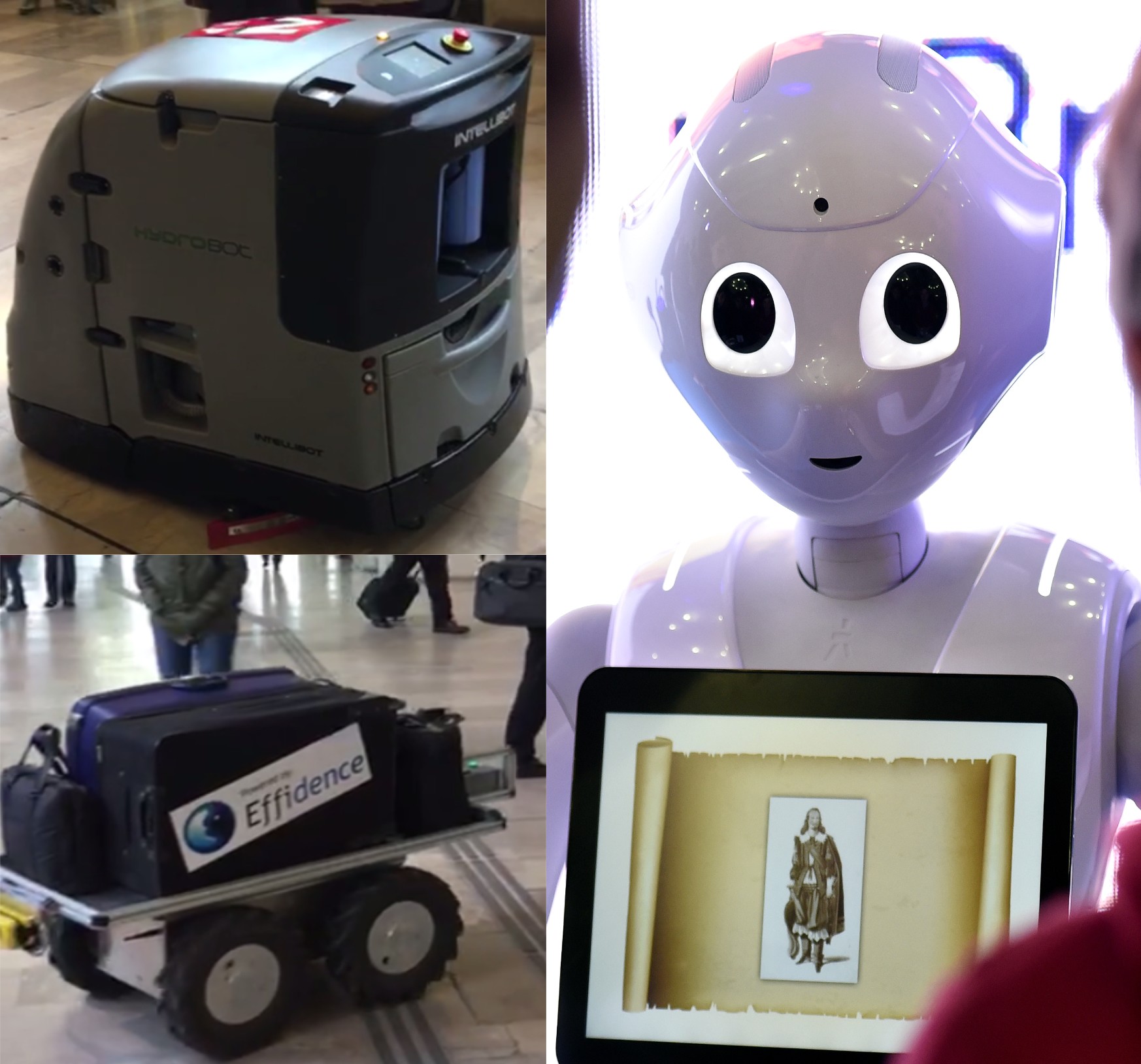 Porteurs, nettoyeurs: des robots font leur apparition en gare 