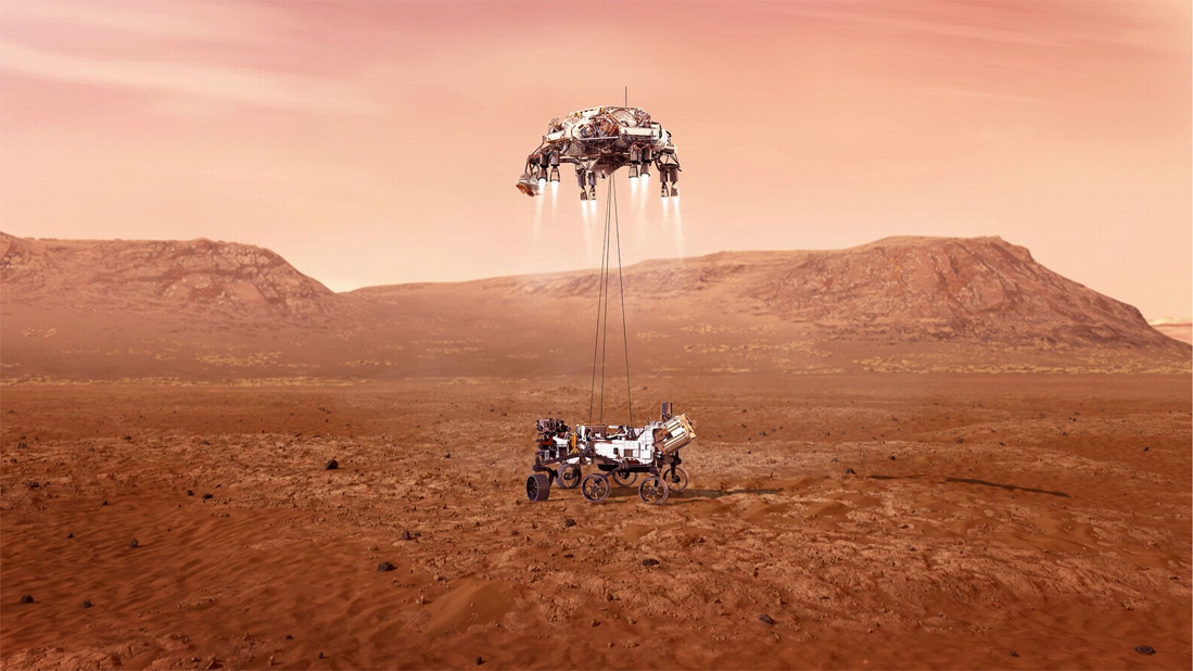 «Perseverance», en quête de traces de vie sur Mars 