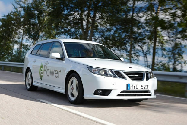 Saab lance la production d’une pré-série de voitures électriques