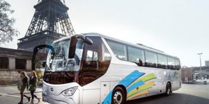 BYD révèle son autocar électrique à Paris