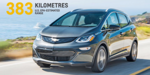 Chevrolet Bolt : Autonomie EPA confirmée à 238 miles (383 km)
