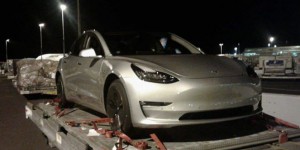 Une Tesla Model 3 repérée en Nouvelle-Zélande