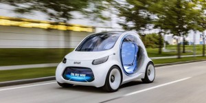 Smart Vision EQ : une voiture électrique autonome dédiée à l’autopartage