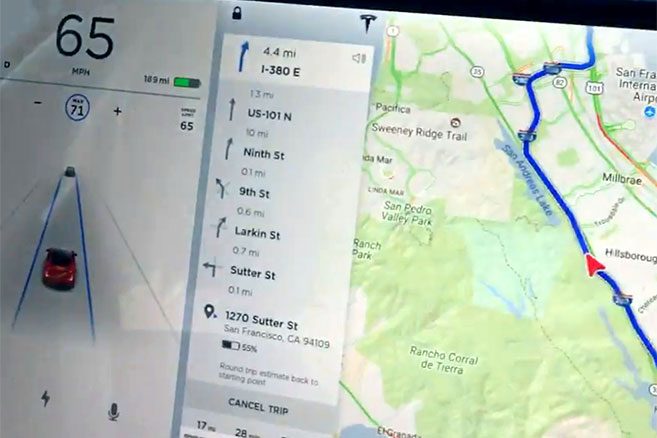 Tesla Model 3 : premier aperçu vidéo de l’Autopilot