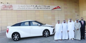 Taxi : premiers tests pour la Toyota Mirai à Dubaï