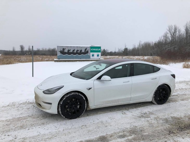 Un Californien mène sa Tesla Model 3 jusqu’au Québec