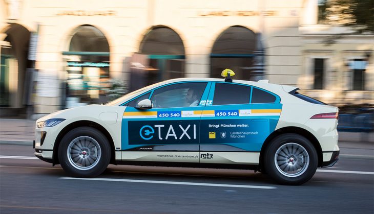 La Jaguar i-Pace séduit les taxis de Munich