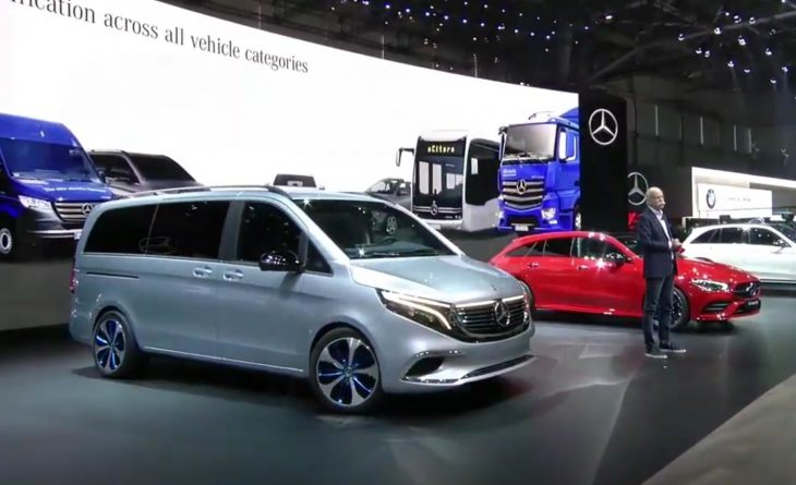 Le Mercedes-Benz Concept EQV électrise le fourgon au Salon de Genève 2019