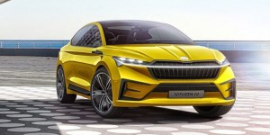 Skoda divulgue son SUV coupé électrique Vision iV pour Genève