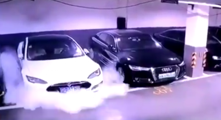 Incendie explosif d’une Tesla Model S en Chine