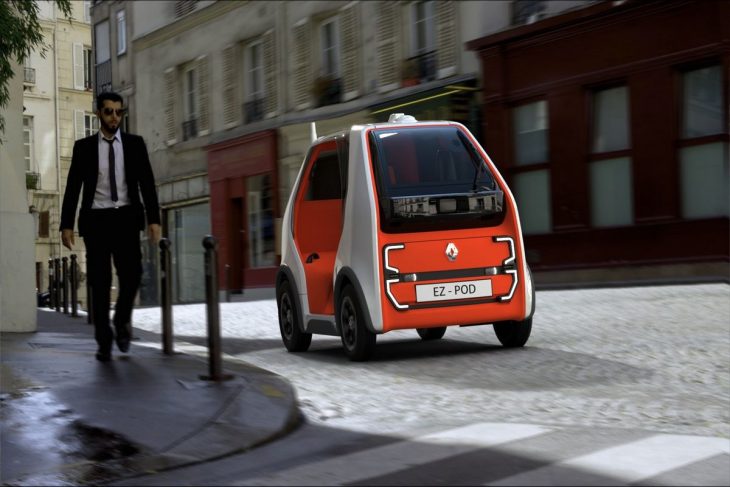 Renault EZ-POD : la Twizy en version autonome et partagée