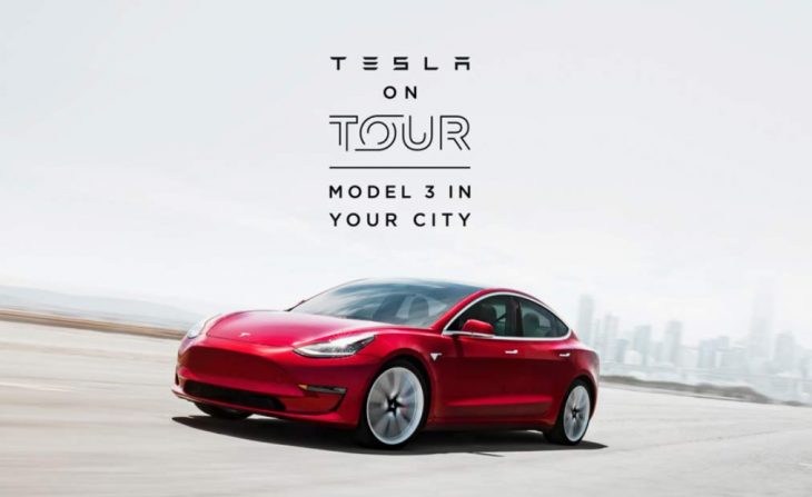 Un Tesla on Tour pour tester la Model 3