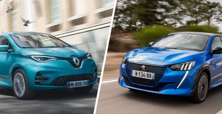 La Renault ZOE et la Peugeot e-208 reines de l’électrique en janvier