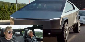 Le Tesla Cybertruck à l’essai chez Jay Leno avec Elon Musk