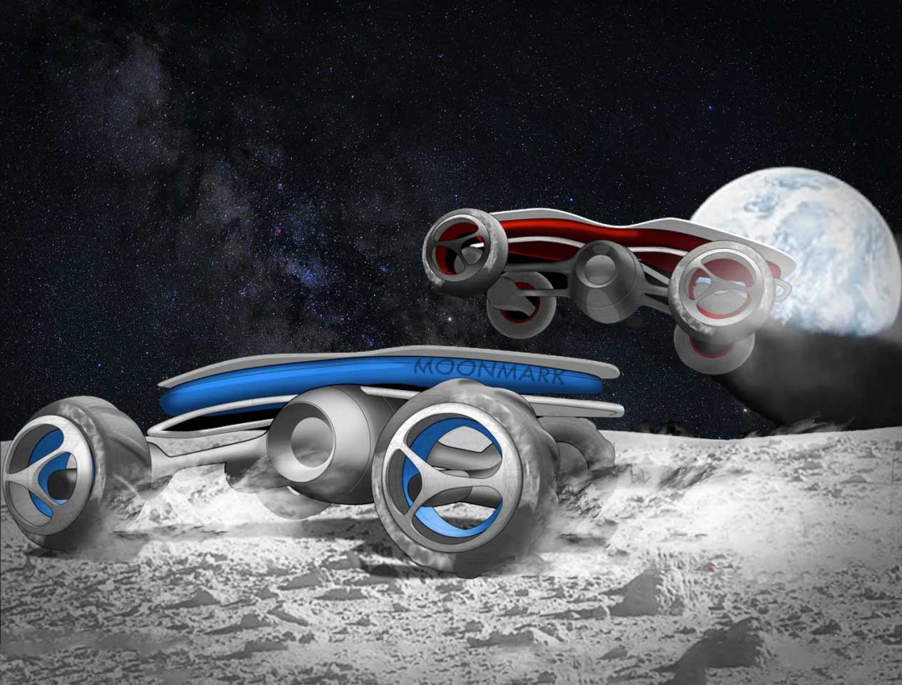 Space X va envoyer des voitures électriques de course sur la Lune