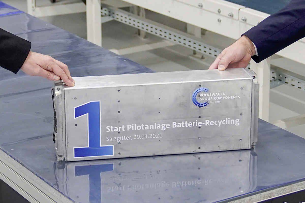 Voiture électrique et recyclage des batteries : Volkswagen lance une usine pilote