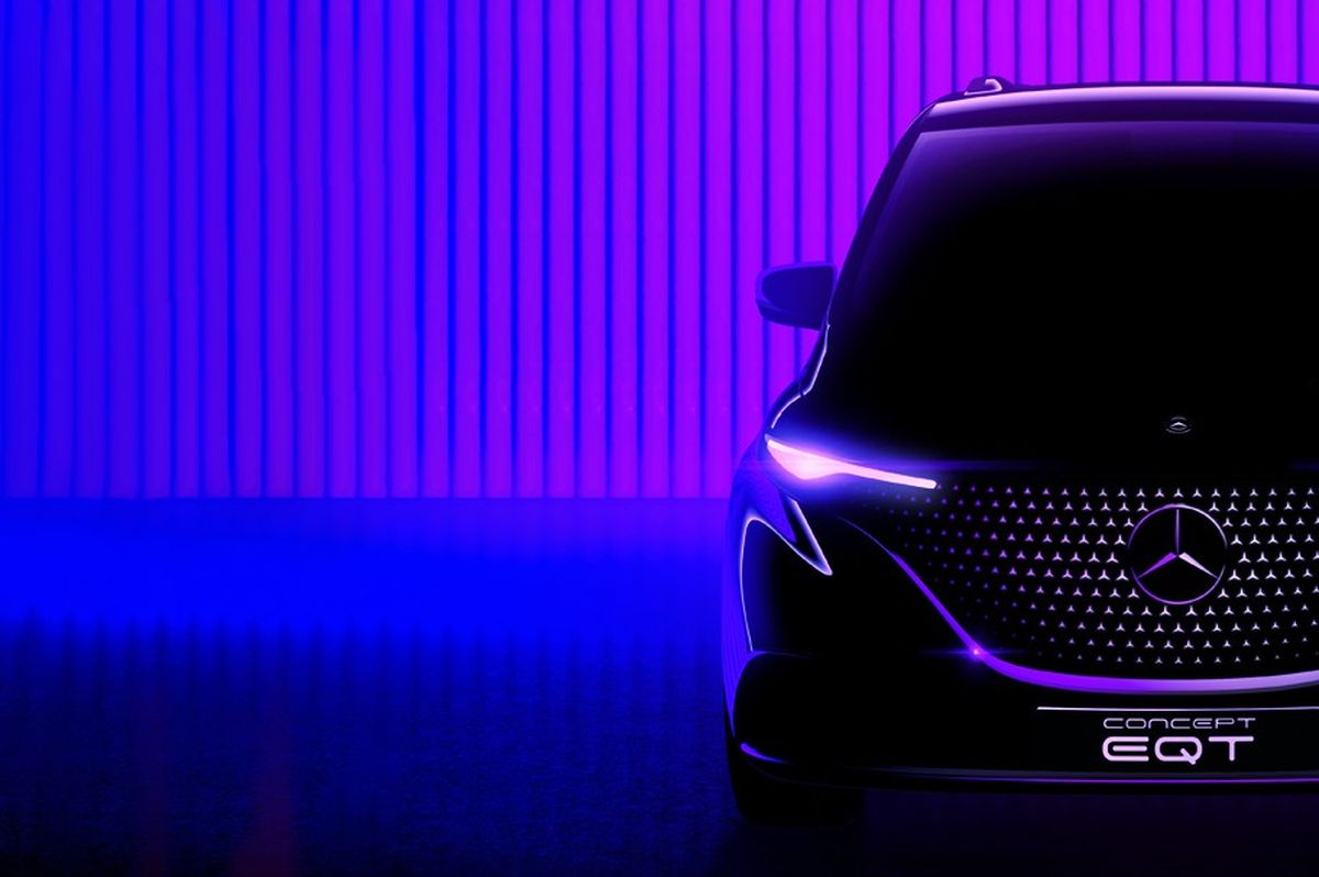 Mercedes EQT Concept : première photo du ludospace électrique