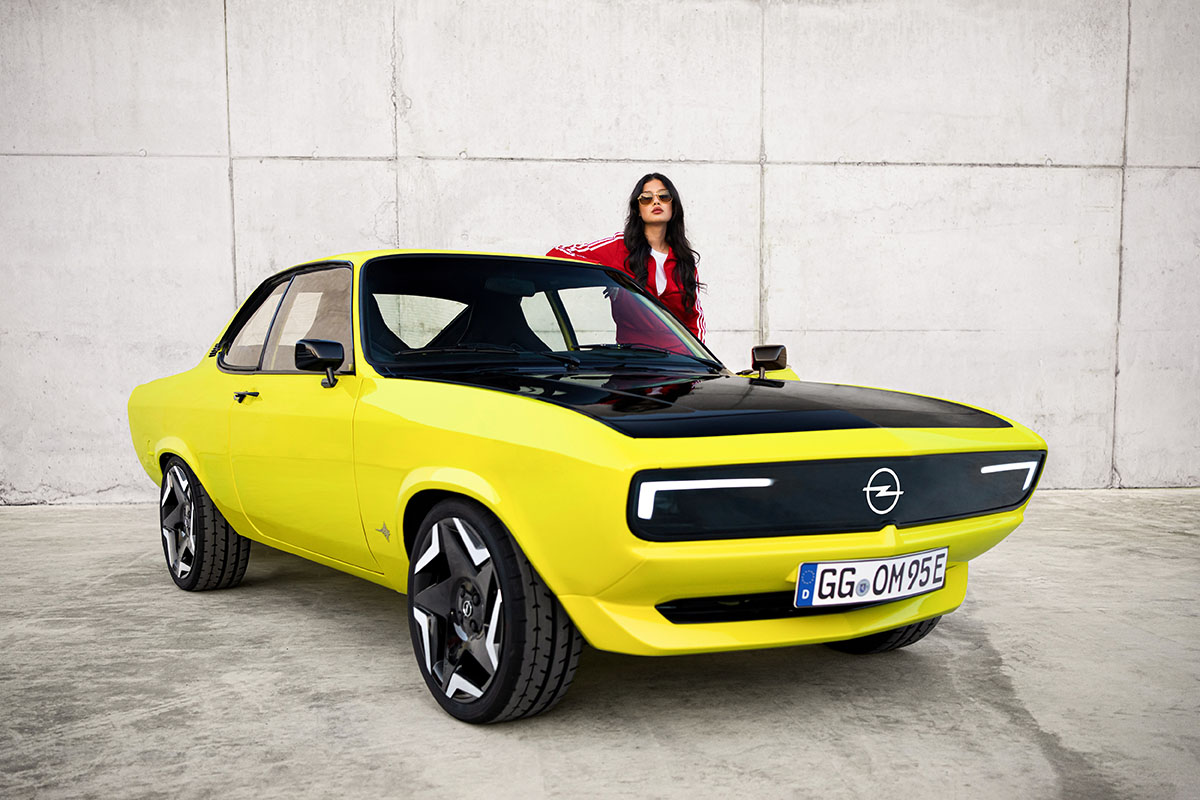 Opel Manta GSe ElektroMOD : le rétro-futur selon Opel