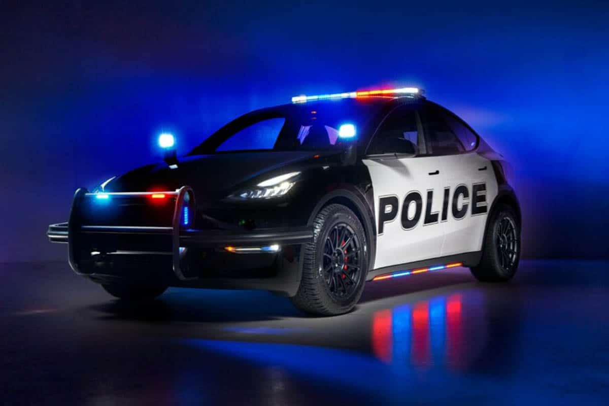 En version Police, le Tesla Model Y ne rigolera pas avec les contrevenants
