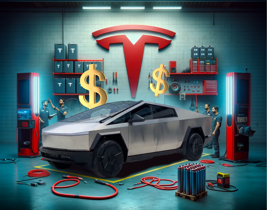 Les pièces du Tesla Cybertruck coûtent une fortune