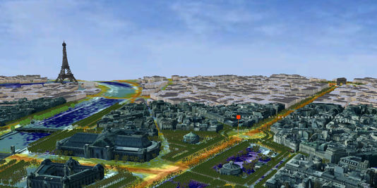 Visualiser la pollution de sa ville en 3D, une première mondiale