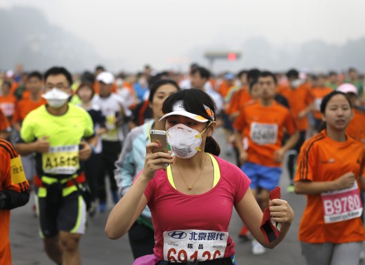 Le marathon de Pékin en plein « airpocalypse »