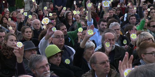Rassemblement en hommage à Rémi Fraisse à Paris