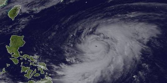 Le typhon Nuri vu de la Station spatiale internationale