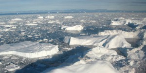 La superficie des glaces de l'Arctique au plus bas