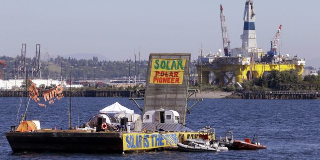 A Seattle, les « kayaktivistes » contre Shell