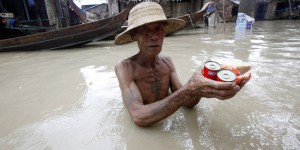 En images : les inondations monstres en Birmanie