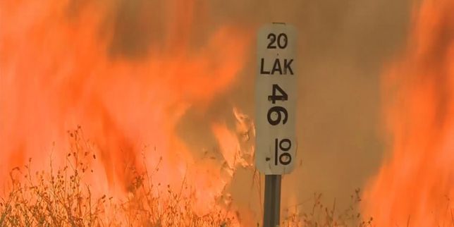 Californie : un nouvel incendie ravage des milliers d’hectares