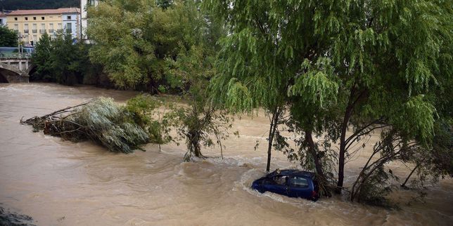 Le sud de la France touch�� par les inondations