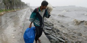 Un puissant typhon atteint une région du nord-est des Philippines