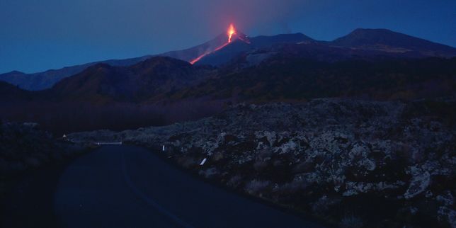 « Energique » éruption de l'Etna