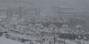Vague de froid en Asie