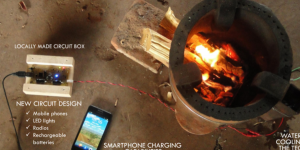 Recharger son téléphone portable… avec un feu de bois