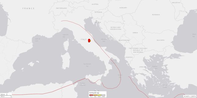 Forte secousse sismique de magnitude 6,2 dans le centre de l’Italie