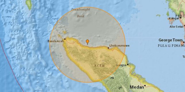 Un séisme de magnitude 6,4 a frappé la province indonésienne d’Aceh
