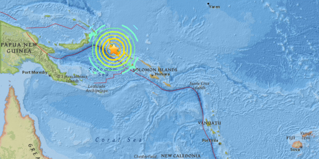 Un séisme de magnitude 8 frappe la Papouasie-Nouvelle-Guinée