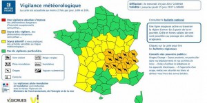 Orages : douze départements en alerte orange
