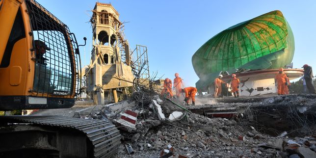Les images du séisme meurtrier en Indonésie