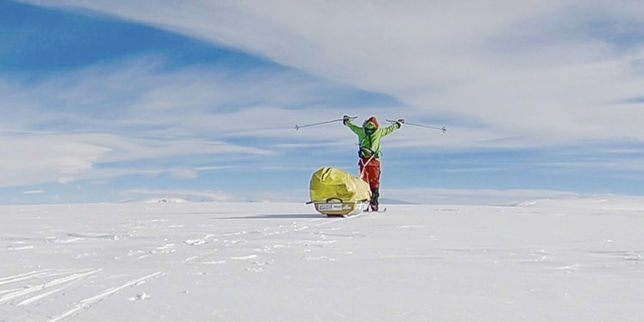 Le premier homme à traverser l’Antarctique en solo et sans assistance