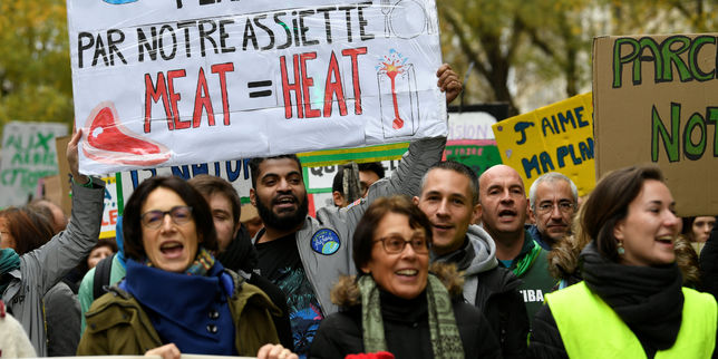 A Paris, des « gilets jaunes » contre le « vide de la politique climatique »