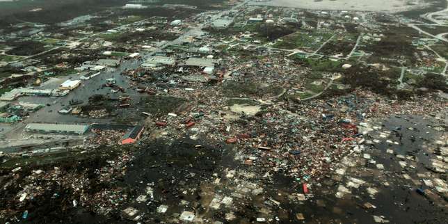Bahamas : les premières images aériennes des dégâts de l’ouragan Dorian