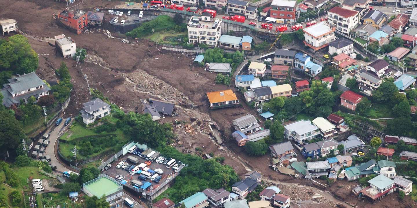 Coulée de boue au Japon : 24 personnes encore introuvables
